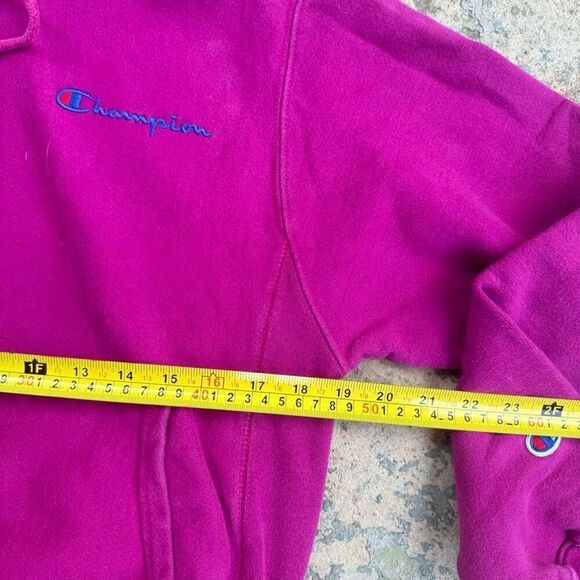 Champion Reverse Weave Classic Logo Y2K Hoodie - Picture 2 of 3